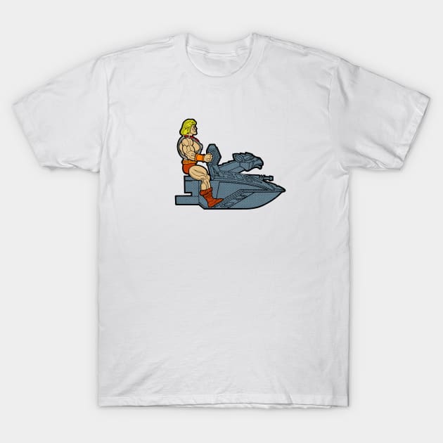 He-man Riding T-Shirt by That Junkman's Shirts and more!